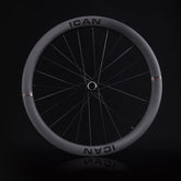 ICAN AERO 50 II disc wheels with upgraded rim profile and D91 hubs